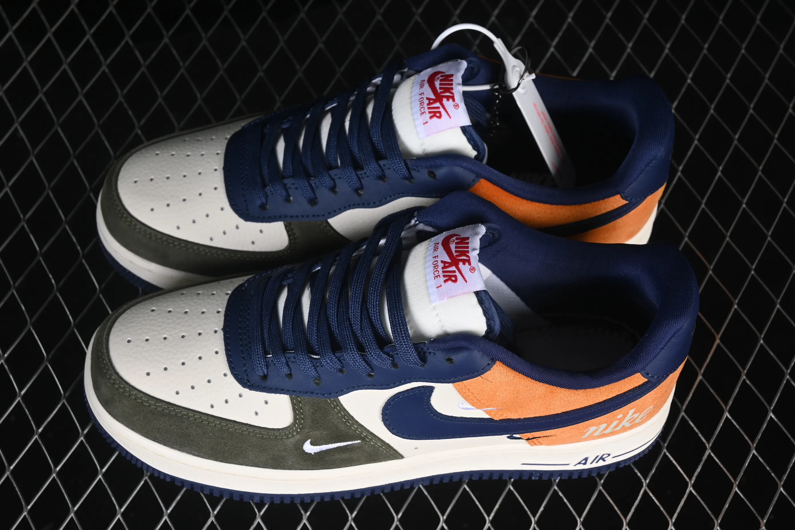 All Categories Nk Air Force 1 Air Force Series Nk Air Force 1 Low Air Force Low Nike Air Force 1'07 Low Yelin Orange Blue Air Force One Low Casual Shoes DF0188-124